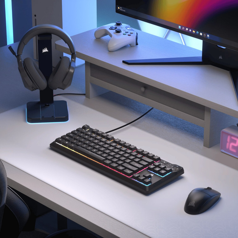 Πληκτρολόγιο gaming Corsair K55 CORE TKL RGB