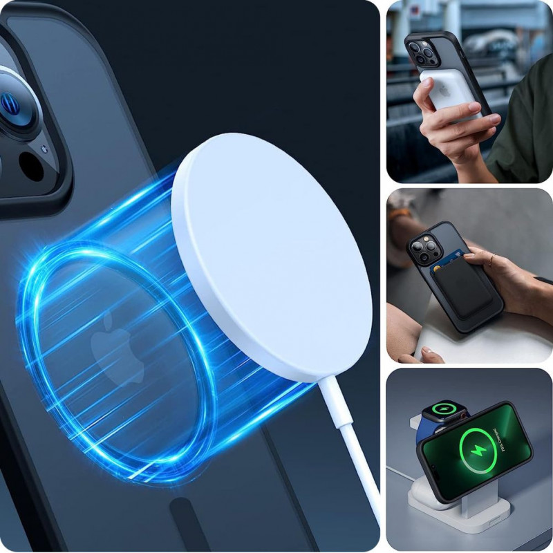 Θήκη Tech-Protect Magmat MagSafe THP2261 για Apple iPhone 15, μαύρη ματ