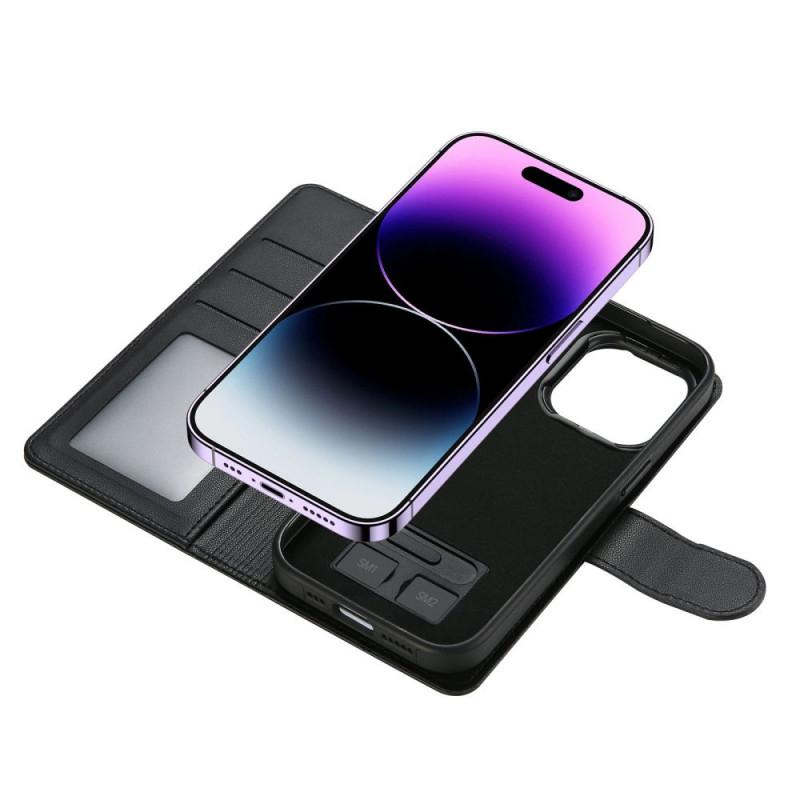 Θήκη πορτοφόλι Tech-Protect MagSafe για Apple iPhone 12/12 Pro, μαύρη