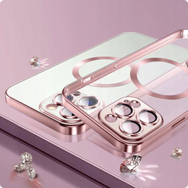 Θήκη MagSafe Tech-Protect MagShine για Apple iPhone 12, Μαύρη
