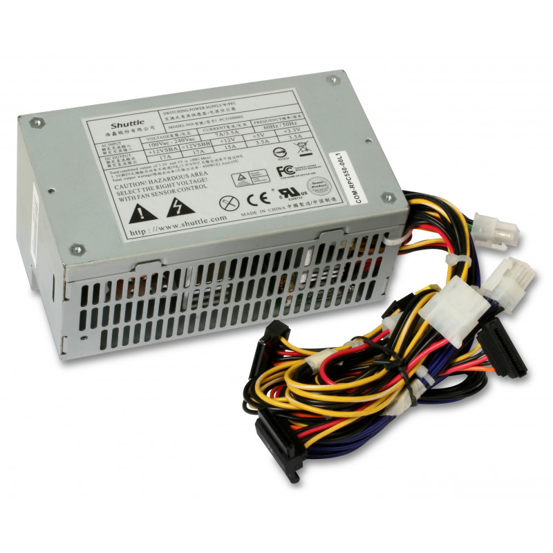 Τροφοδοτικό υπολογιστή Shuttle PC55, 450 W, μη αρθρωτό, γκρι