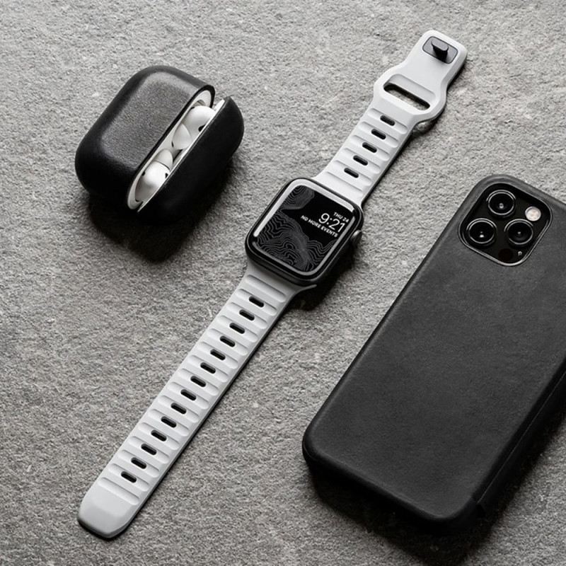 Tech-Protect IconBand Line Λουράκι για Apple Watch 4/5/6/7/8/9/SE/Ultra 44/45/49 mm, Μαύρο