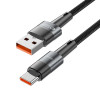 Καλώδιο Tech-Protect UltraBoost USB-A/USB-C 66W 6A 100 cm, γκρι
