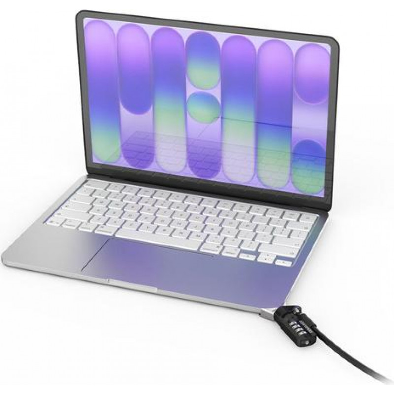 Compulocks Ledge Adapter για MacBook Neo MBALDGN01CL, με συνδυαστικό κλειδαριά καλωδίου (Corner Lock)