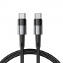 Καλώδιο Tech-Protect UltraBoost USB-C/USB-C PD 60W 3A 100 cm, γκρι