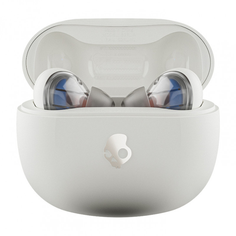 Skullcandy Rail True Wireless In-Ear Ακουστικά S2RLW-Q751, Bone/Orange Glow