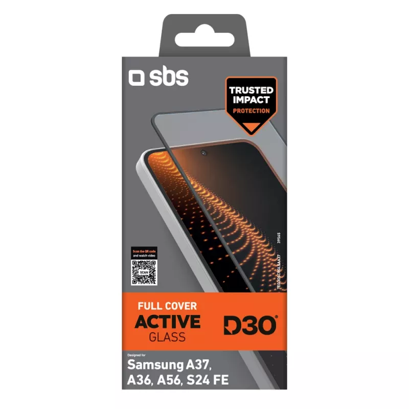 SBS D3O Ενισχυμένο Γυαλί για Samsung Galaxy A37 / A36 / A56 / S24 FE (1 τεμ.)