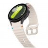 Tech-Protect Σιλικονούχο λουράκι Sport για Samsung Galaxy Watch 4/5/5 Pro/6/7/FE, Starlight