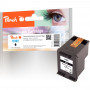 Peach PI300-649 δοχείο μελανιού με χρωστική, μαύρο, τυπικής απόδοσης, 6 ml, 215 σελίδες (συμβατό με HP 302, F6U66A)