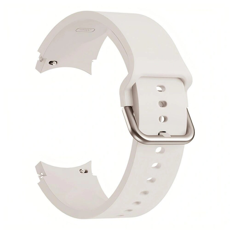 Tech-Protect Λουράκι σιλικόνης THP3041 για Samsung Galaxy Watch 4/5/5 Pro/6/7/FE, Starlight