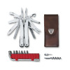 Victorinox Swiss Tool Spirit X Plus πολυεργαλείο, ανοξείδωτο ατσάλι, δέρμα, 105 mm (3.0235.L)