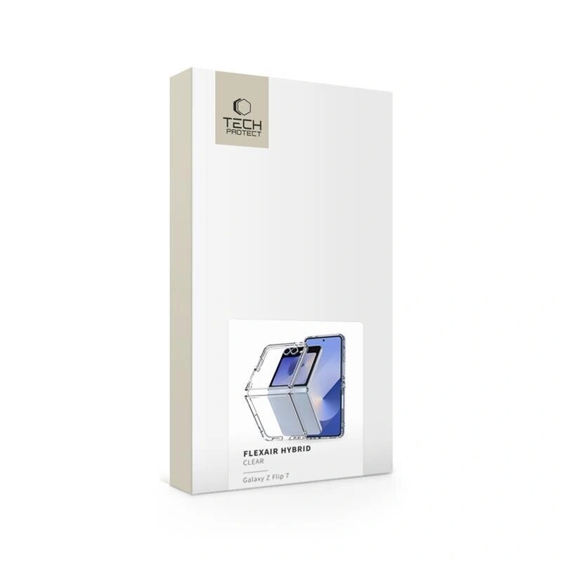 Θήκη Tech-Protect Flexair Hybrid THP4318 για Samsung Galaxy Z Flip 7, Διάφανη