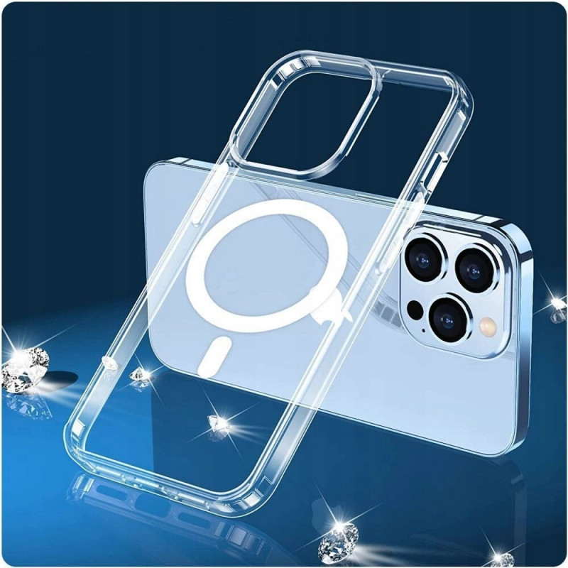 Θήκη Tech-Protect Flexair Hybrid MagSafe για Samsung Galaxy S22, διάφανη