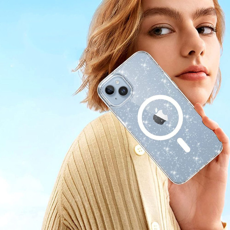 Θήκη Tech-Protect Flexair Hybrid MagSafe για Apple iPhone 13 / 14, Glitter