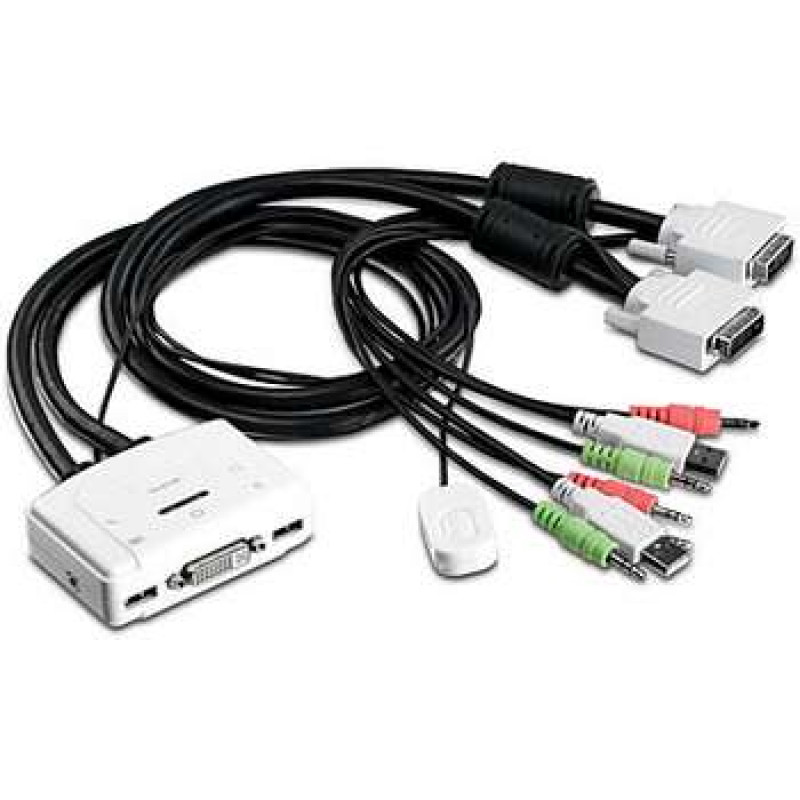 TRENDnet TK-214i διακόπτης KVM/ήχου, 2 x KVM/ήχου