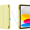 Θήκη Tech-Protect SC Pen για Apple iPad 10.9 (2022) / iPad 11 (2025), κίτρινη