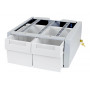 Ergotron StyleView SV43/44 Series Supplemental Double Tall Mounting Component (2-Drawer Module), Γκρι/Λευκό