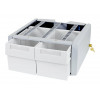 Ergotron StyleView SV43/44 Series Supplemental Double Tall Mounting Component (2-Drawer Module), Γκρι/Λευκό