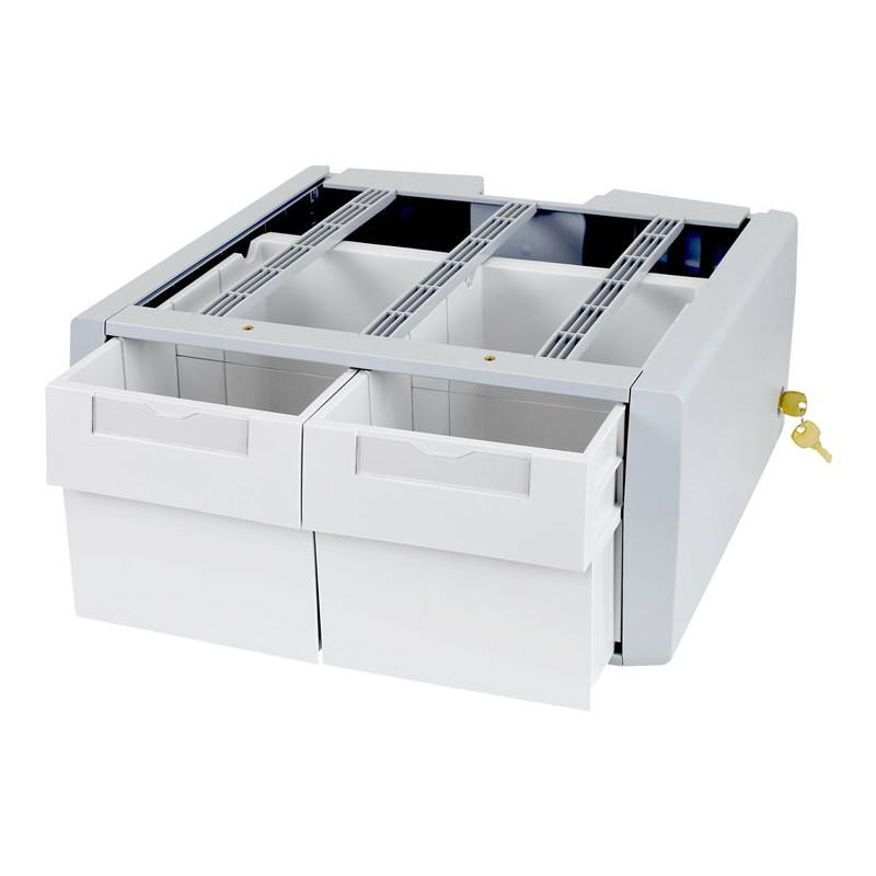 Ergotron StyleView SV43/44 Series Supplemental Double Tall Mounting Component (2-Drawer Module), Γκρι/Λευκό