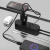 Dudao A27TEU PD 30W GaN επιτοίχιος φορτιστής, USB-A + USB-C, μαύρος