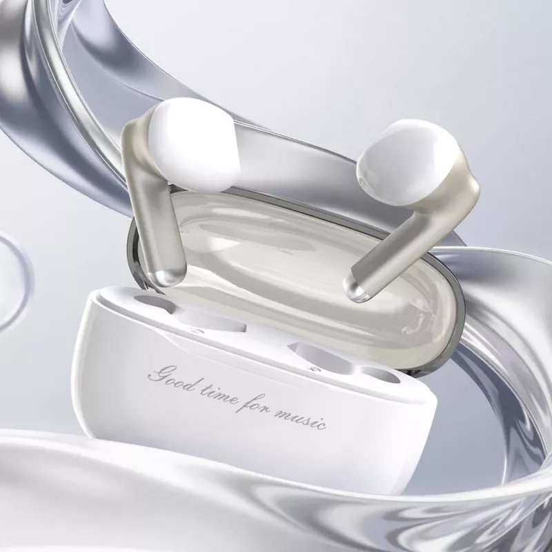 Dudao U8 TWS Ασύρματα Ακουστικά In-Ear, Bluetooth 5.3, Λευκά