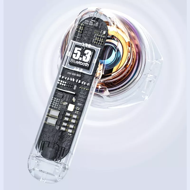 Dudao U8 TWS Ασύρματα Ακουστικά In-Ear, Bluetooth 5.3, Λευκά