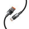 Καλώδιο Tech-Protect Ultraboost USB-A / USB-C, 66W, 6A, 50 cm, γκρι