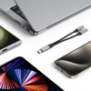 Tech-Protect Ultraboost προσαρμογέας USB-C σε USB-C και mini jack 3.5 mm, 60W, μαύρος