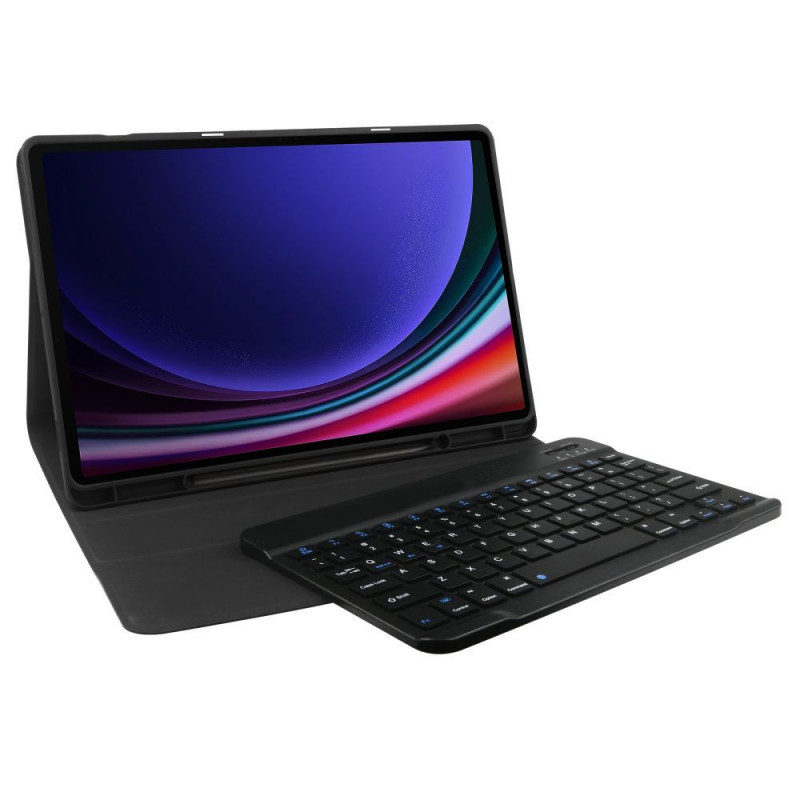 Θήκη Tech-Protect SmartCase Pen για Samsung Galaxy Tab S9 FE+ με πληκτρολόγιο, μαύρη