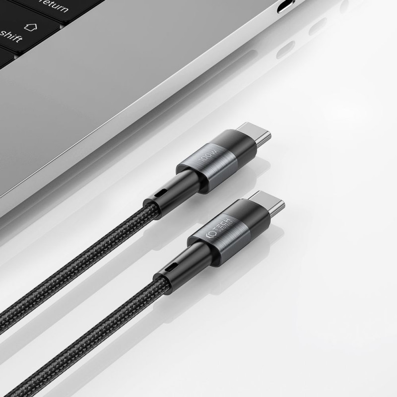 Καλώδιο Tech-Protect Ultraboost USB-C PD, 100W, 5A, 25 cm, γκρι