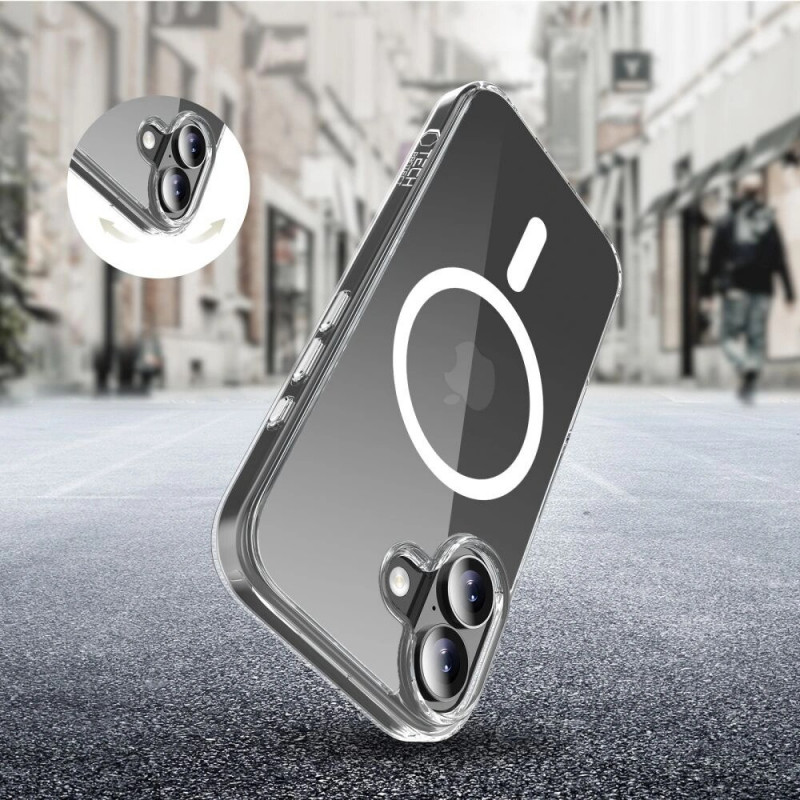 Θήκη Tech-Protect Flexair Hybrid CC MagSafe για Apple iPhone 17, διάφανη