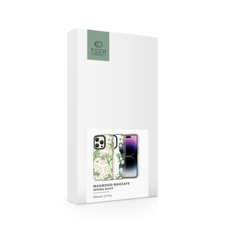 Θήκη Tech-Protect MagMood MagSafe για Apple iPhone 15 Pro, Spring Daisy (THP2327)