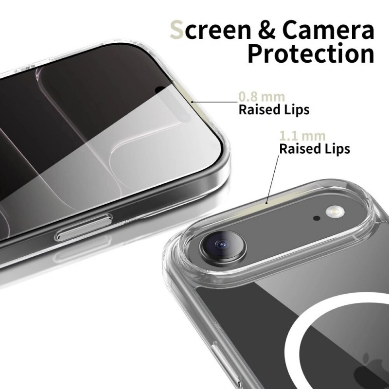 Θήκη Tech-Protect Flexair Hybrid CC MagSafe για Apple iPhone Air, διάφανη