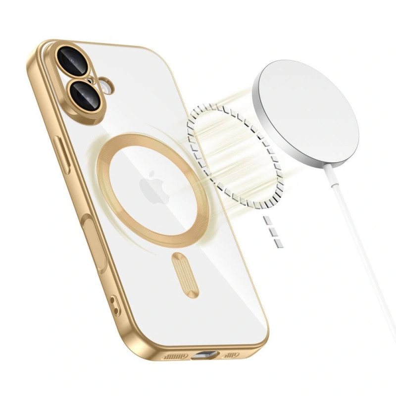 Θήκη Tech-Protect MagFlex MagSafe για Apple iPhone 17, γυαλιστερό χρυσό