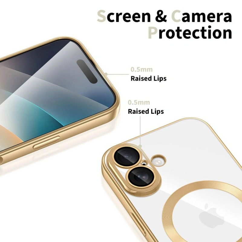 Θήκη Tech-Protect MagFlex MagSafe για Apple iPhone 17, γυαλιστερό χρυσό