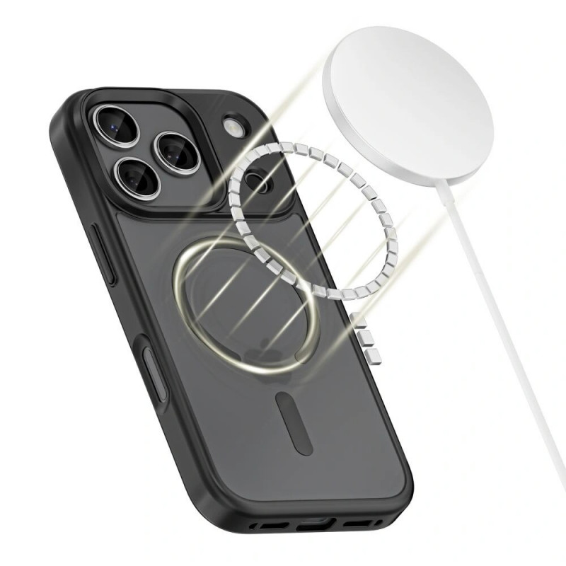 Θήκη Tech-Protect Magmat MagSafe για Apple iPhone 17 Pro, μαύρη ματ