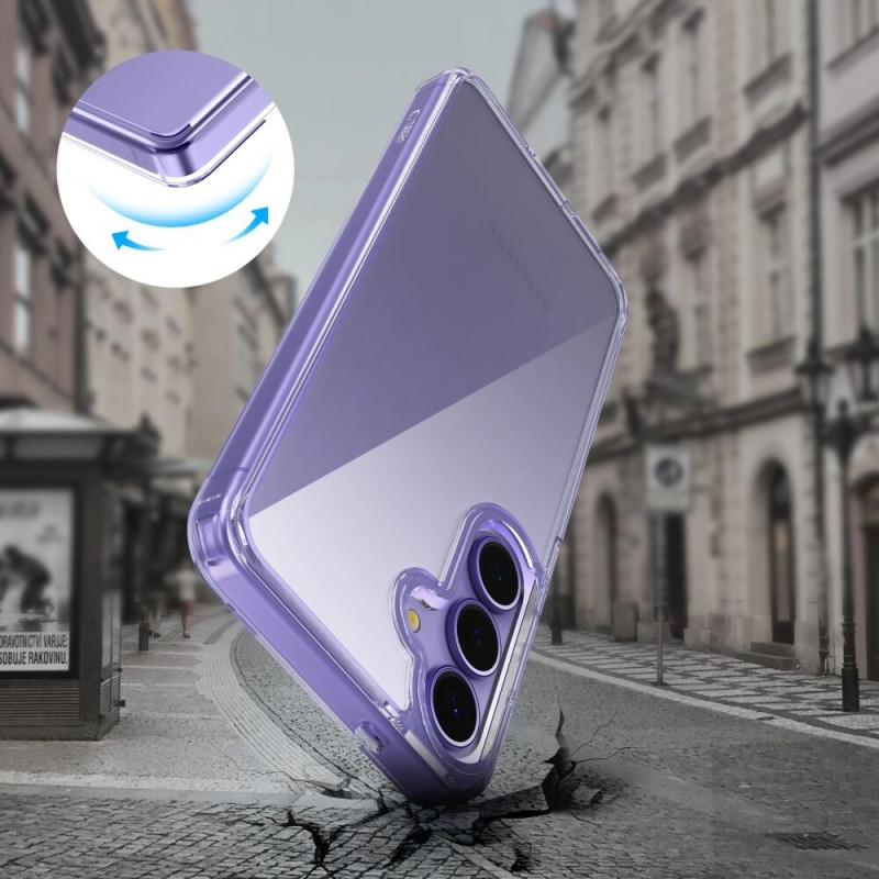 Θήκη Tech-Protect Flexair Hybrid για Samsung Galaxy S25, διάφανη