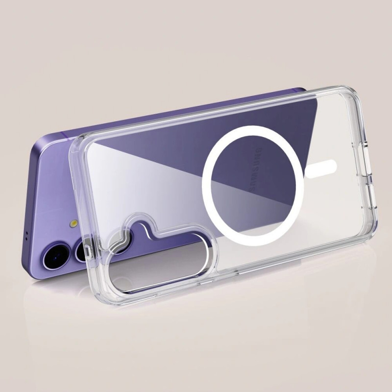 Θήκη Tech-Protect Flexair Hybrid MagSafe για Samsung Galaxy S25, διάφανη