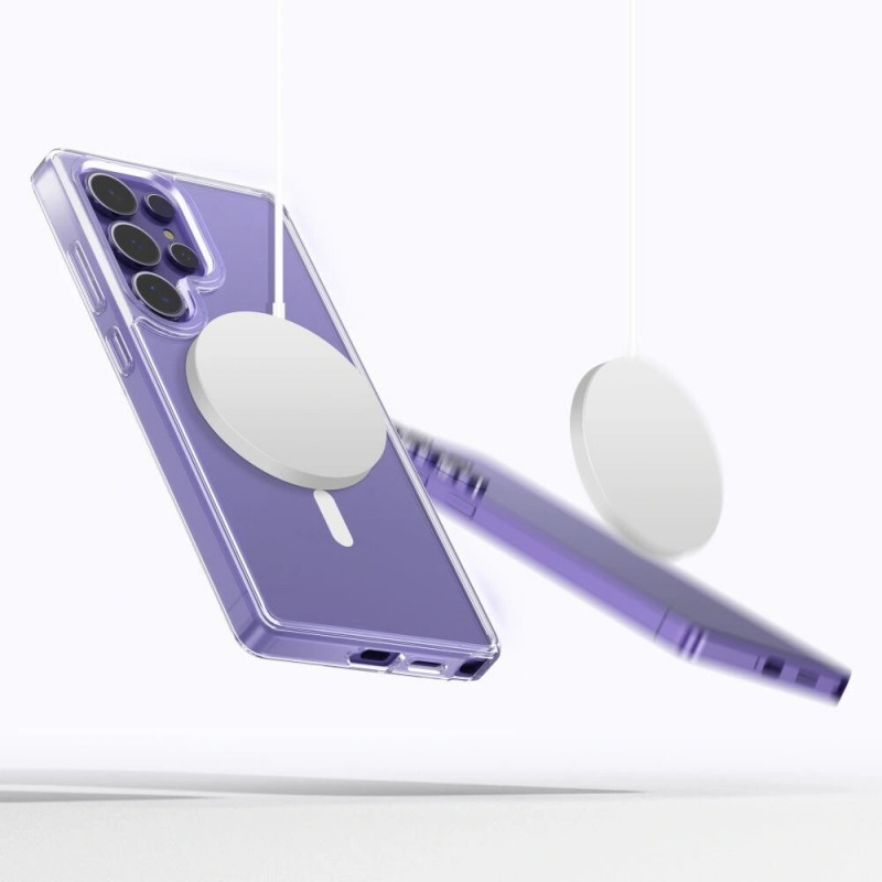 Θήκη Tech-Protect Flexair Hybrid MagSafe για Samsung Galaxy S25 Ultra, διάφανη