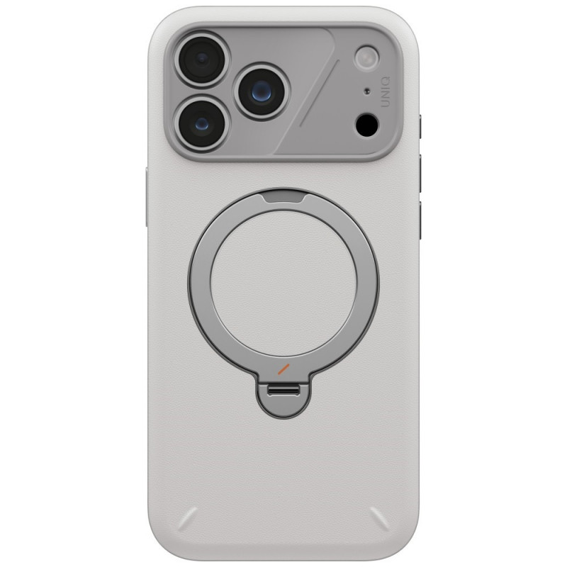Θήκη UNIQ Elix για Apple iPhone 18 Pro Max / 17 Pro Max, με περιστρεφόμενο kickstand 360°, ανοιχτό γκρι