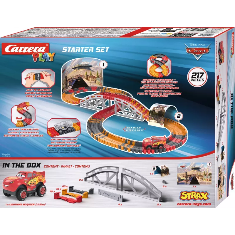 Carrera STRAX Disney Pixar Cars σετ εκκίνησης (16161000)