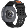 Tech-Protect Λουράκι ρολογιού από σιλικόνη Air για Samsung Galaxy Watch 8 / 9 / Classic 40 / 44 / 46 mm, μαύρο