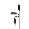 Καλώδιο εκτυπωτή Ugreen US241 USB-C 2.0 σε USB-B, 1 m, μαύρο