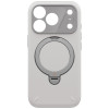 Θήκη UNIQ Elix για Apple iPhone 18 Pro / 17 Pro, με περιστρεφόμενο kickstand 360°, ανοιχτό γκρι