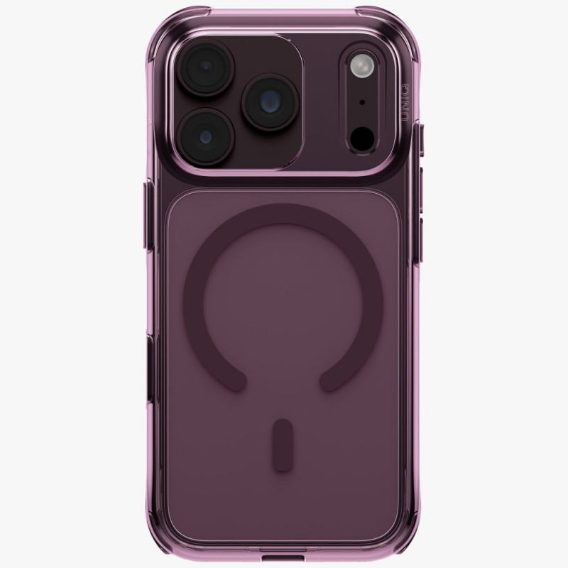 Θήκη UNIQ LifePro Xtreme για Apple iPhone 18 Pro / 17 Pro, Magclick Charging, βυσσινί
