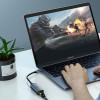 Προσαρμογέας δικτύου Ugreen CM199 USB-C σε RJ45 Gigabit Ethernet, 1000 Mbps, γκρι