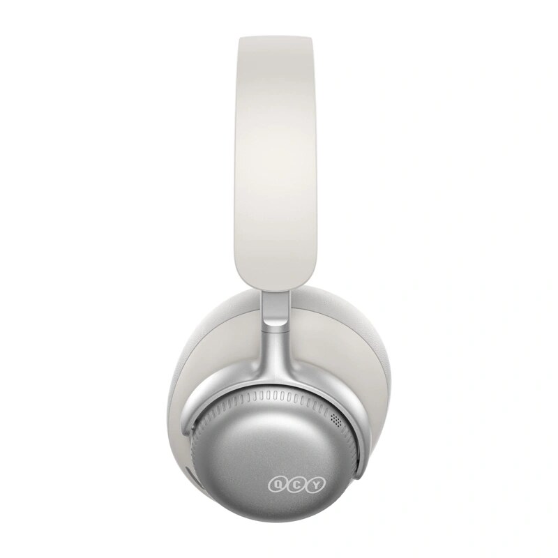 QCY H6 Ultra ασύρματα ακουστικά over-ear, adaptive ANC, Bluetooth 6.0, λευκά
