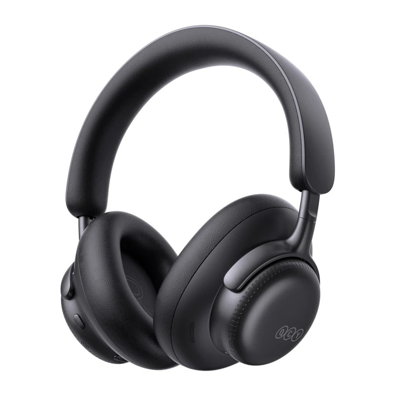 QCY H6 Ultra ασύρματα ακουστικά over-ear, προσαρμοστικό ANC, Bluetooth 6.0, μαύρα