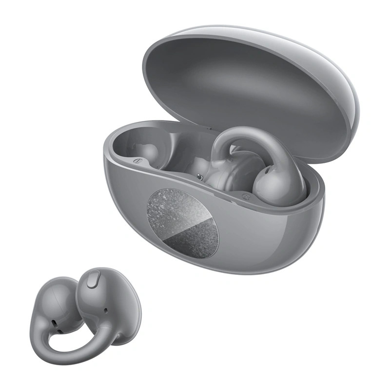 QCY Crossky C50i ασύρματα ακουστικά ανοιχτού τύπου, Bluetooth 6.0, γκρι