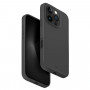 Θήκη UNIQ Lino Hue για Apple iPhone 16 Pro, φόρτιση Magclick, ανθρακί γκρι